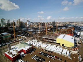 The new arena under construction in Edmonton, downtown on Monday May 7, 2012. Tom Braid/Edmonton Sun