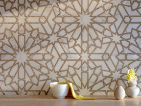 The beauty of true stone tile will elevate the look of your space.