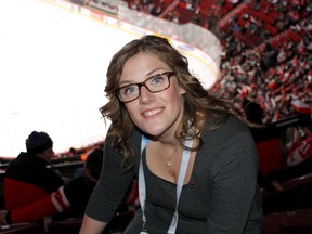 Karli Wolodko is Hockey Canada's co-ordinator of hockey operations and was instrumental in co-ordinating the arrival of the team's families in Prague. (courtesy Karli Wolodko)