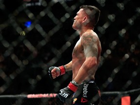 Anthony Pettis has suffered an elbow injury that will keep him out of a scheduled fight against Myles Jury in July. (Alex Trautwig/Getty Images/AFP/Files)