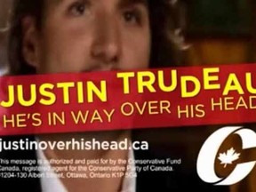 Anti Justin Trudeau ad. 

(YouTube)