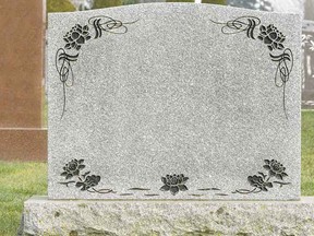 Headstone. 

(Fotolia)