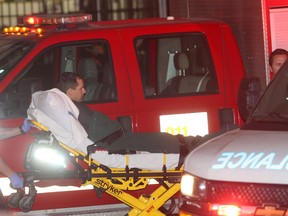 Two men were shot in the area of Chicago Phil's Pizza about 2 a.m. Sunday and taken to hospital in stable condition. (Chris Procaylo/Winnipeg Sun)