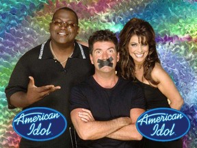 The original judges, Randy Jackson, Simon Cowell and Paula Abdul (Handout photo)