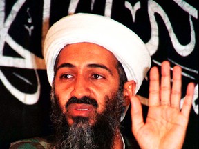 Osama Bin Laden is shown addressing a news conference in Afghanistan in this May 26, 1998 file photo. (Reuters/Stringer)