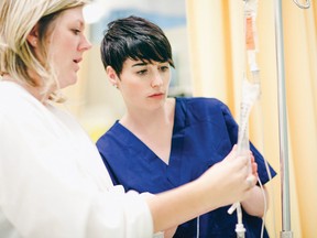 At Seneca College practical nursing students work in area hospitals; students, employers and post-secondary institutions all reap the rewards.