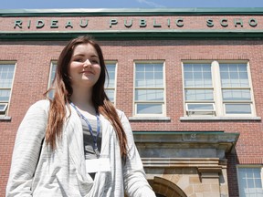 Natalie Murray, a Grade 8 student from Rideau Public School, is one of two Kingston students chosen to be a part of the Ontario Minister of Educations Student Advisory Council. (Julia McKay/The Whig-Standard)