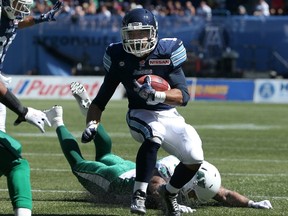 Offensive weapon Anthony Coombs, out of the University of Manitoba, was the Boatmen’s first-round pick last season. (Tom Szczerbowski/Getty Images)