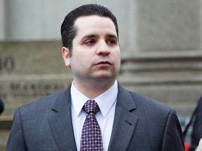 Gilberto Valle also known as Cannibal Cop and former NYC police officer appears in court today in New  York City on Nov. 12, 2014.  (Alberto Reyes/WENN.com)