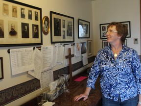 Joanne Rowcliffe, chairperson of the church’s anniversary committee, reflects on St. Thomas Anglican Church's 160 years of history in Seaforth and eastern Huron County. (Marco Vigliotti/Huron Expositor)