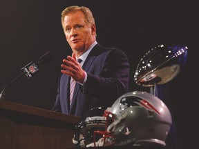 NFL commissioner Roger Goodell is under fire — again — for the discipline against Tom Brady and the New England Patriots. (REUTERS)