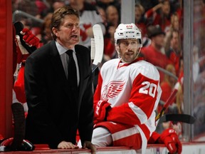 Red Wings coach Mike Babcock is the hottest free agent on the market. (AFP)