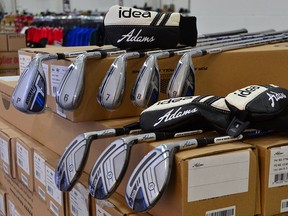 Golf clubs available for discount at OPM Sales. (Supplied)