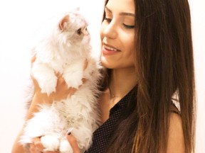 Emma Bassiri and Mooshi. (Supplied)