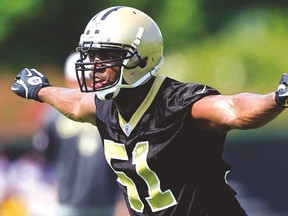 New Orleans Saints linebacker Jonathan Vilma had his season-long suspension overturned in 2012. (REUTERS)
