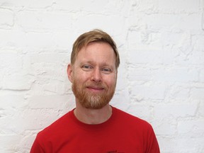 Nate Mendel, Foo Fighters bassist, on a tour to promote is solo project "Lieutnant," is photographed in Toronto on Wednesday, April 1, 2015. (Veronica Henri, Postmedia Network)