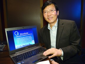 Charles Ling has developed an app for diabetics that collects data on mobile devices and provides advice to patients on managing their blood glucose.  (MORRIS LAMONT, The London Free Press)