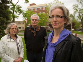 "It?s just a flagrant disregard for how the city is planned for intensification."
Mary Ann Hodge, shown in the photo with Janet Menard, left, and Garth Webster (MIKE HENSEN, The London Free Press)