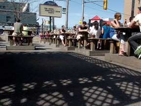 Barney's patio on Richmond St. (Free Press file photo)