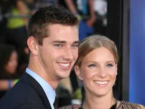 Former Glee star Heather Morris has wed fiance Taylor Hubbell. (WENN)