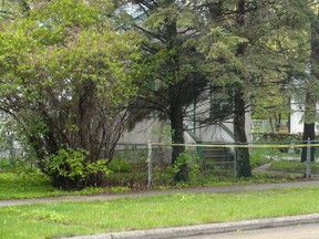 A female was found dead inside a Tremblay Street home early Sunday, May 17, 2015. (JIM BENDER/Winnipeg Sun)