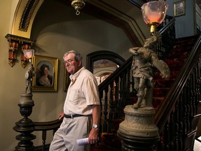 Bill Hoftyzar tours Glanmore House in Belleville on Sunday for their open house, which is part of International Museum Day. This was the Belleville residents first ever visit to the historic site. Tim Miller/The Intelligencer