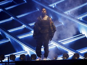 Kanye West performs "All Day" at the 2015 Billboard Music Awards in Las Vegas, Nevada May 17, 2015.  REUTERS/Mario Anzuoni