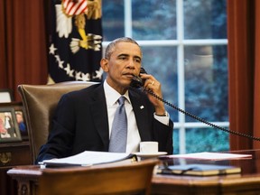President Obama. 

REUTERS/Kevin Lamarque
