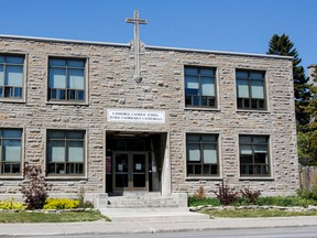 The Programs After Learning program at Cathedral Catholic School has been suddenly cancelled, leaving parents scrambling after the Victoria Day holiday. (Julia McKay/The Whig-Standard)