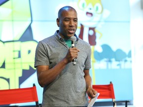 Head of YouTube Kids Malik Ducard attends the launch of the new Wonder Quest channel on YouTube and YouTube Kids App on April 24, 2015 in Los Angeles.   (Jesse Grant/Getty Images for YouTube/AFP)