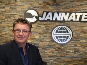 John Lappa/Sudbury Star
Wayne Ablitt, president of JannatecTechnologies, located in Sudbury, is excited about a number of projects and the growth of the business, which was established in 1989. Jannatec is working with the Ultra-Deep Mining Network on developing two projects. The first project is a wearable high speed wireless communication system and the second is a personal thermal management system.