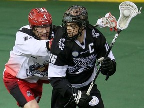 The Edmonton Rush drew 7,690 spectators to their 10-8 win over the Calgary Roughnecks at Rexall Place last weekend. The team has seen its attendance drop as its performance has improved in recent years. (Tom Braid, Edmonton Sun)