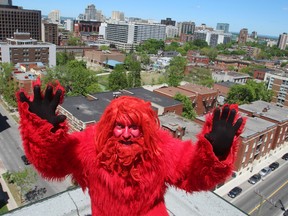 Sensquatch (Rick Loveless) is retiring and moving to the Toronto area soon and will no longer be a Sens season tickets holder. The colourful, unofficial mascot still plans to get to a home game once in a while but is looking forward to taking the 'squatch on the road to games in Buffalo, Boston and trips to Florida. DOUG HEMPSTEAD/Ottawa Sun