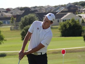 Tyler Saunders got a win during his first year competing for the Texas State Bobcats. (Supplied)