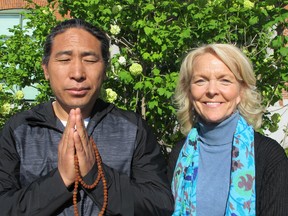 Pema Lama Tinley, left, and Leslie Myles. (Anisa Rawhani/For The Whig-Standard)