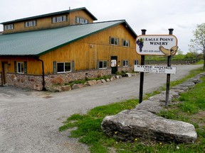 The Eagle Point winery is closed, its equipment sold and the land is for sale. (WAYNE LOWRIE/The Recorder and Times)