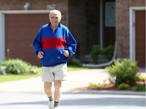 Ottawa resident Marian Sobucki, 77, will be walking the Scotiabank Ottawa Marathon with his daughter for the first time this weekend during the Tamarack Ottawa Race Weekend. (Chris Hofley/Ottawa Sun)