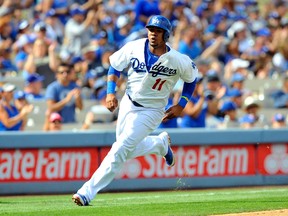 The Dodgers suspended shortstop Erisbel Arruebarrena for the rest of the season on Thursday, May 21, 2015. (Gary A. Vasquez/USA TODAY Sports/Files)