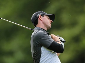 Rory McIlroy, the No. 1 ranked golfer in the world, missed the cut at the BMW Championship in England Friday.  (Reuters/Paul Childs)