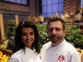 Line Pelletier and David Jorge will go head-to-head in this Sunday's finale of MasterChef Canada Season 2. (Courtesy of CTV)