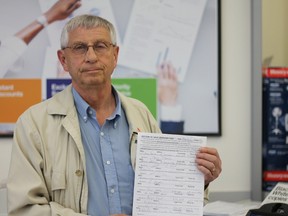 Ray Molleson has collected more than 300 signatures on a petition titled Save Grenadier Park. Jacob Rosen/For The Whig-Standard