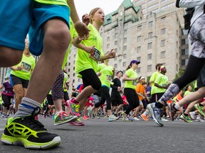 Participants in the HTG Sports Ottawa 5K on Tamarack Ottawa Race Weekend in on Saturday May 23, 2015. Errol McGihon/Ottawa Sun/Postmedia Network