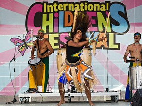 Ache Brasil performs at the St. Albert International Children's Festival kickoff. Codie McLachlan