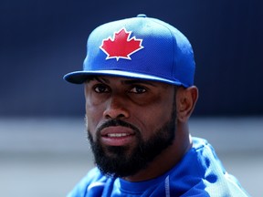 Jose Reyes returned to the Blue Jays lineup on Monday night to face the White Sox after being sidelined since April 28. (AFP/PHOTO)
