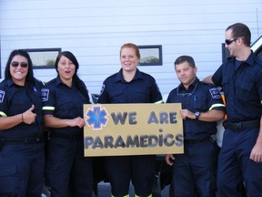 Paramedics with Cochrane District Emergency Media Services, introduce Paramedic Week, this week, to the community.