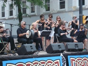 Members of the Bluewater Ceili Band play at Bayfest in 2011. 
submitted photo for SARNIA THIS WEEK
