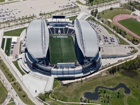 Investors Group Field will be known as "Winnipeg Stadium" for the duration of the FIFA Women's World Cup. Existing advertising, including the title sponsor's name on the exterior of the building, is being covered up.