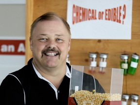 Gary Patterson, Chatham-Kent Children's Safety Village board president, is attempting to upgrade the farm safety program tools by winning a $25,000 grant from Cargill through an online contest. Photo taken Blenheim Ont. on Monday May 25, 2015. (Diana Martin/Chatham Daily News/Postmedia Network)