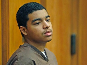 Marc Wabafiyebazu sits in court during his bail hearing at the Richard E. Gerstein Justice Building in Miami, Florida May 27, 2015. REUTERS/Al Diaz/Pool