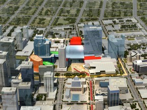 Architects' concept of the downtown Galleria project. (SUPPLIED)